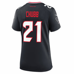 Nike Nick Chubb Houston Texans Women's Team Game Jersey Navy