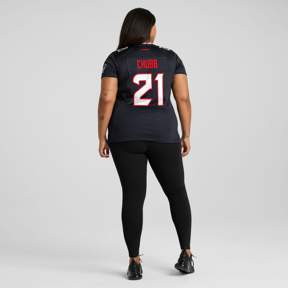 Nike Nick Chubb Houston Texans Women's Team Game Jersey Navy