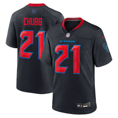 Nike Nick Chubb Houston Texans Alternate 2 Game Jersey Navy