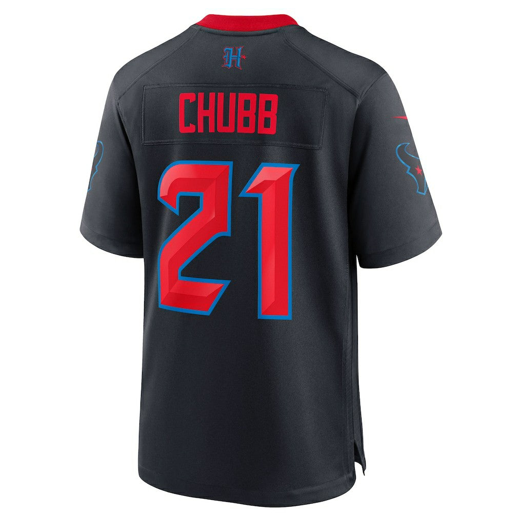 Nike Nick Chubb Houston Texans Alternate 2 Game Jersey Navy