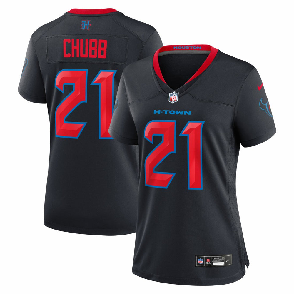 Nike Nick Chubb Houston Texans Women's Game Jersey Navy