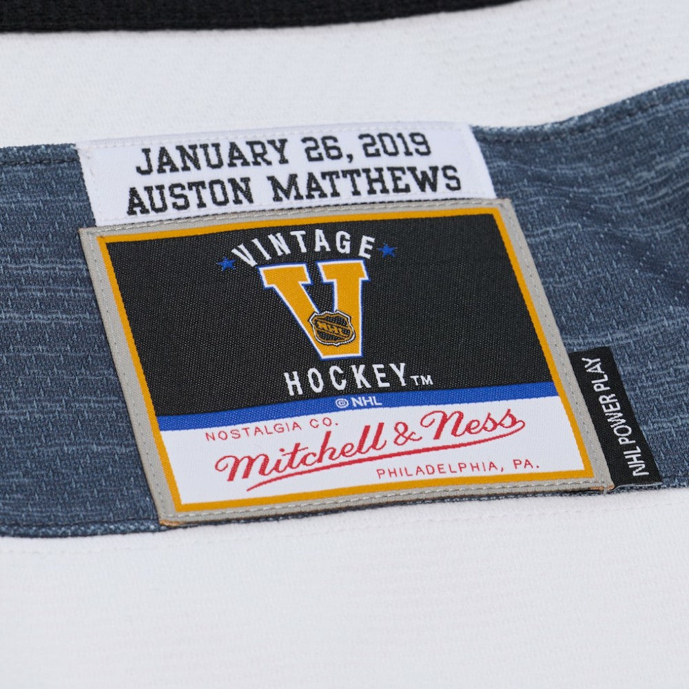 Auston Matthews Mitchell & Ness 2019 All-Star Game Power Play Jersey - White - NHL 203254471