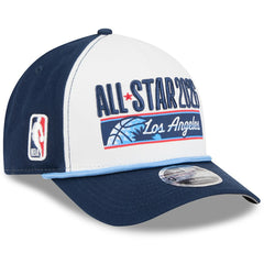 2026 NBA All-Star Game A-Frame 9FORTY Adjustable Hat White/Navy | New Era