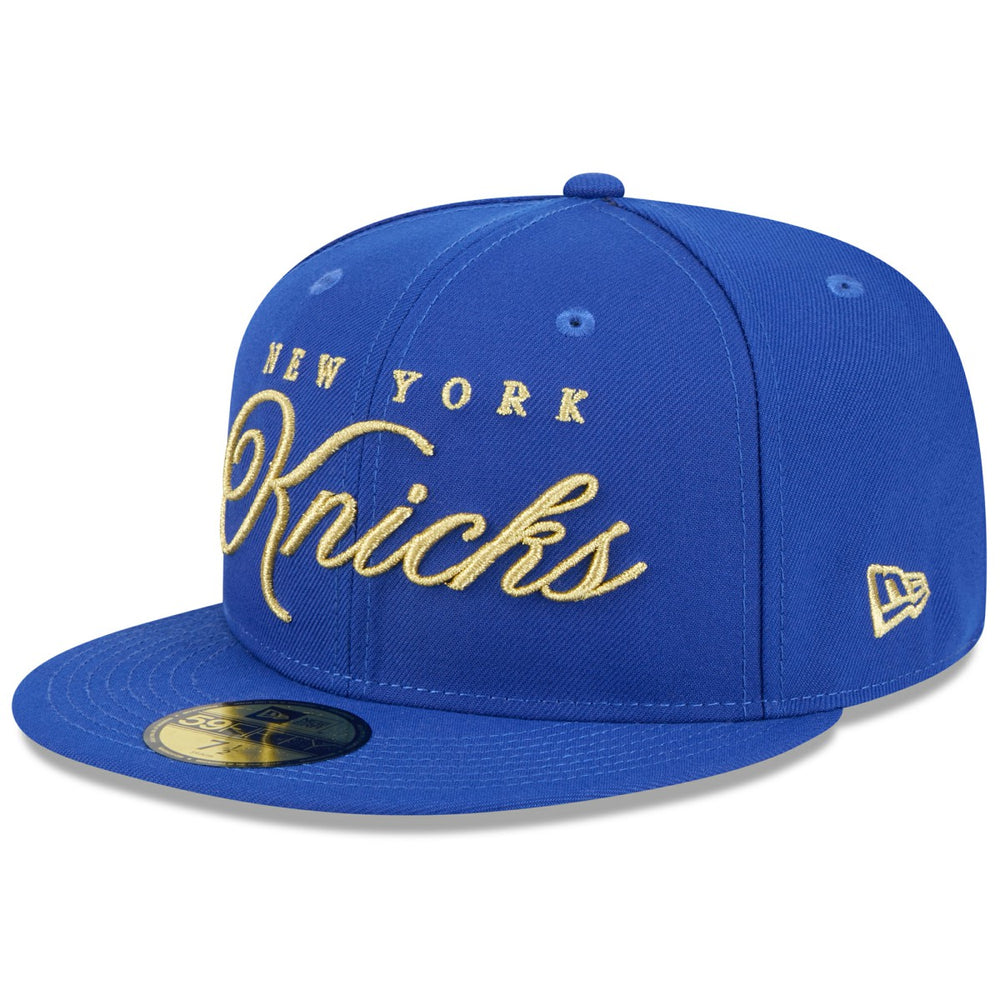 New York Knicks 2026 NBA All-Star Game Script 59FIFTY Fitted Hat Blue | New Era