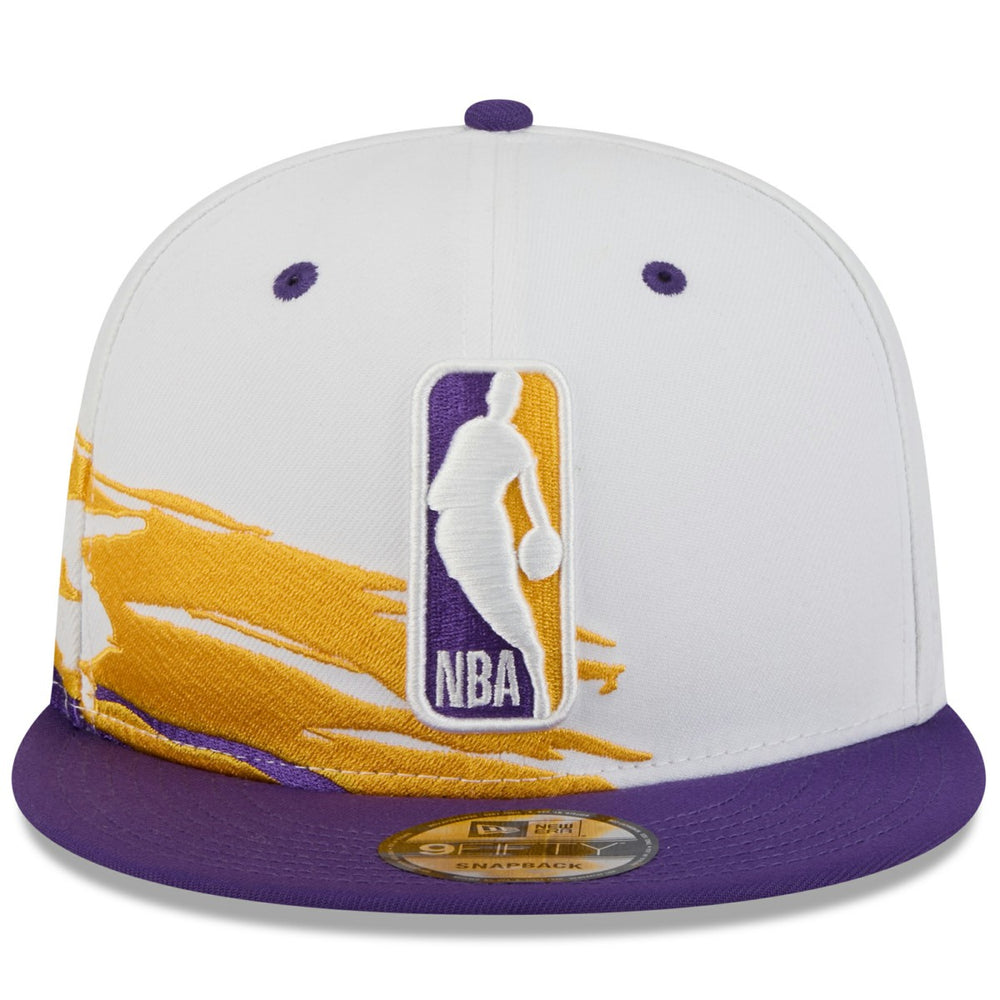 Los Angeles Lakers 2026 NBA All-Star Game Brushstroke 9FIFTY Snapback Hat White/Purple | New Era