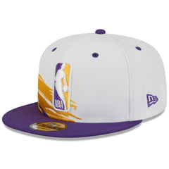 Los Angeles Lakers 2026 NBA All-Star Game Brushstroke 9FIFTY Snapback Hat White/Purple | New Era