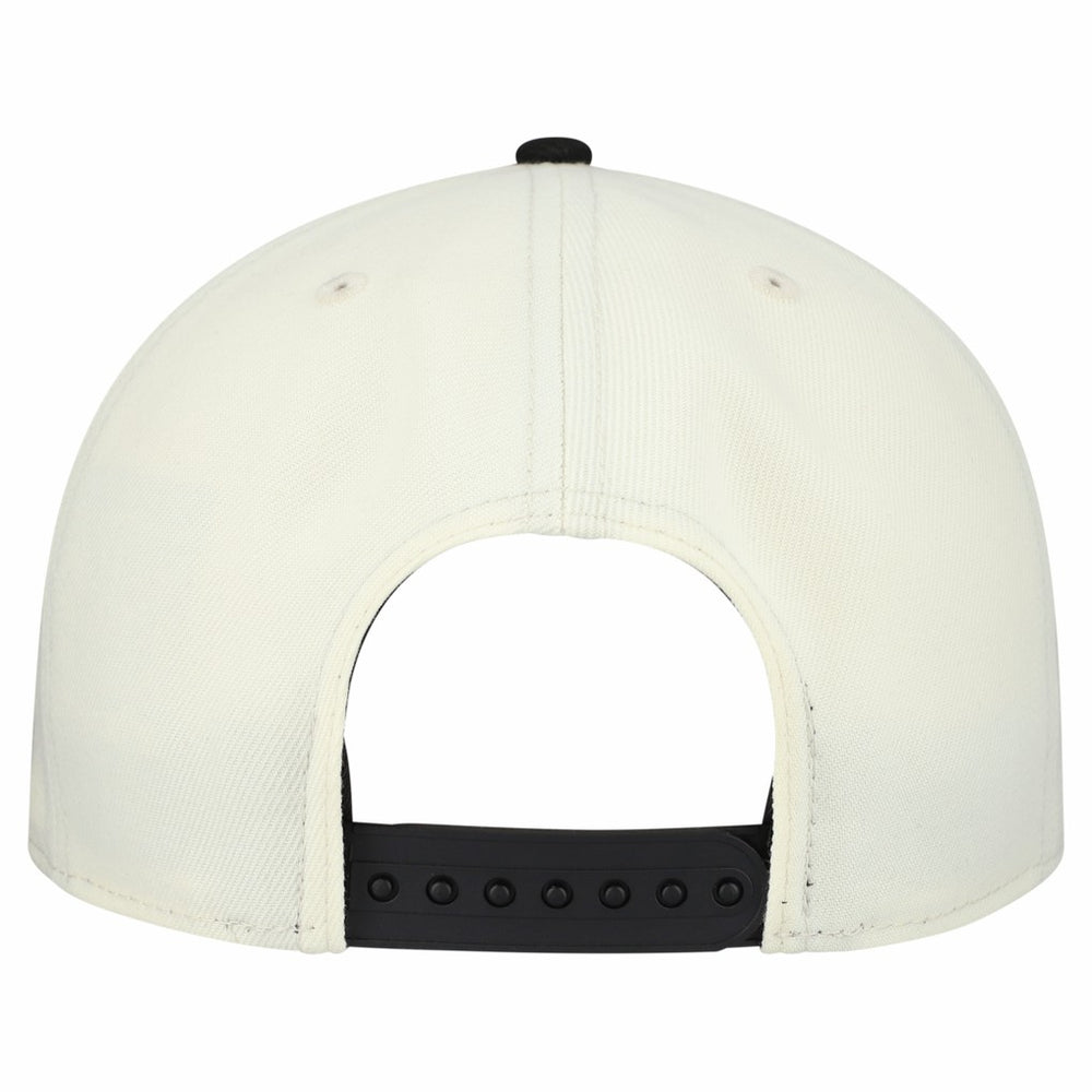 Chicago Bulls Stretched 2-Tone A-Frame 9FIFTY Adjustable Hat Cream/Black | New Era online