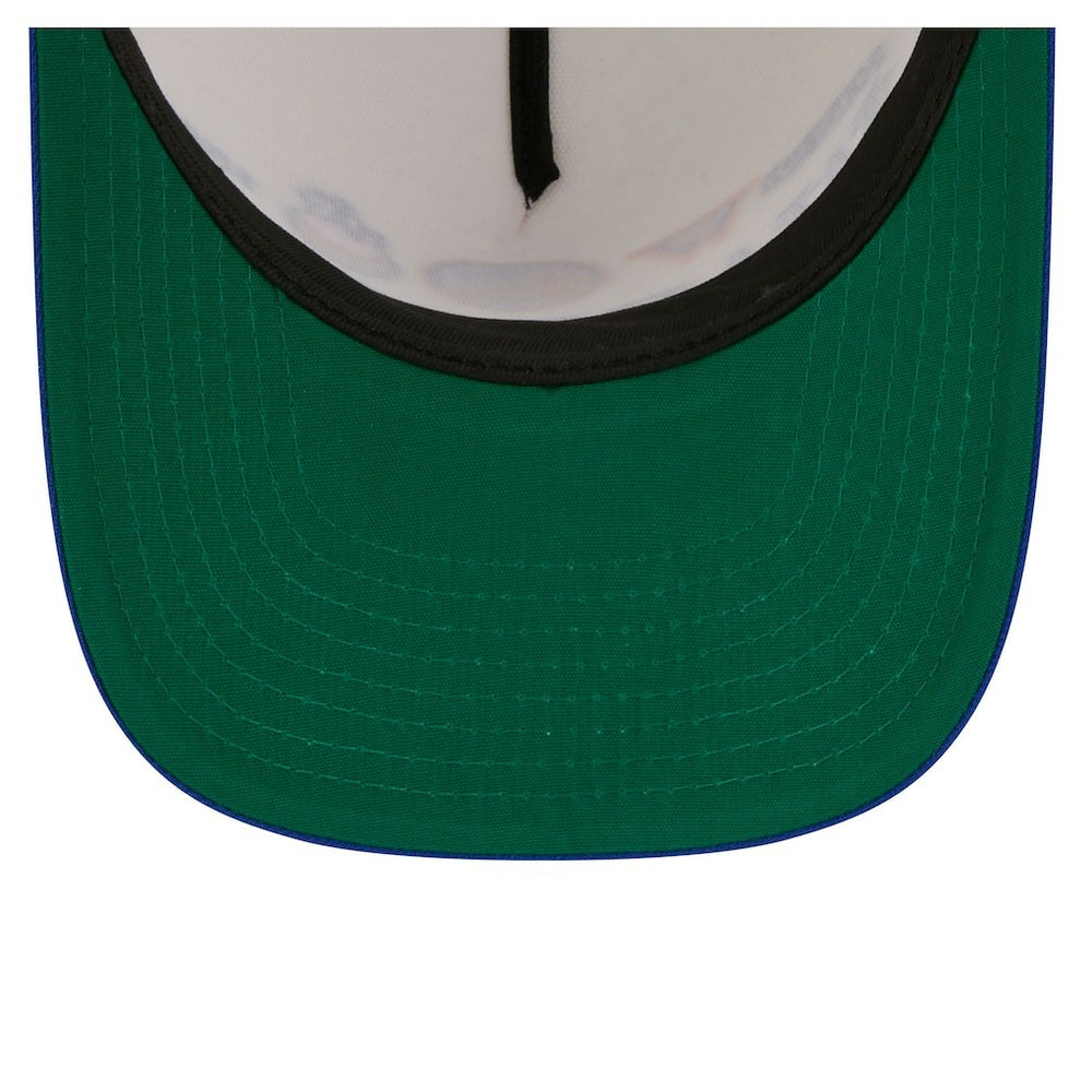 Golden State Warriors Stretched 2-Tone A-Frame 9FIFTY Adjustable Hat for sale Cream/Royal | New Era outlet