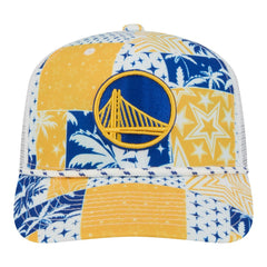Golden State Warriors Fan Pack Tropical Pattern 9SEVENTY Adjustable Hat for sale White | New Era