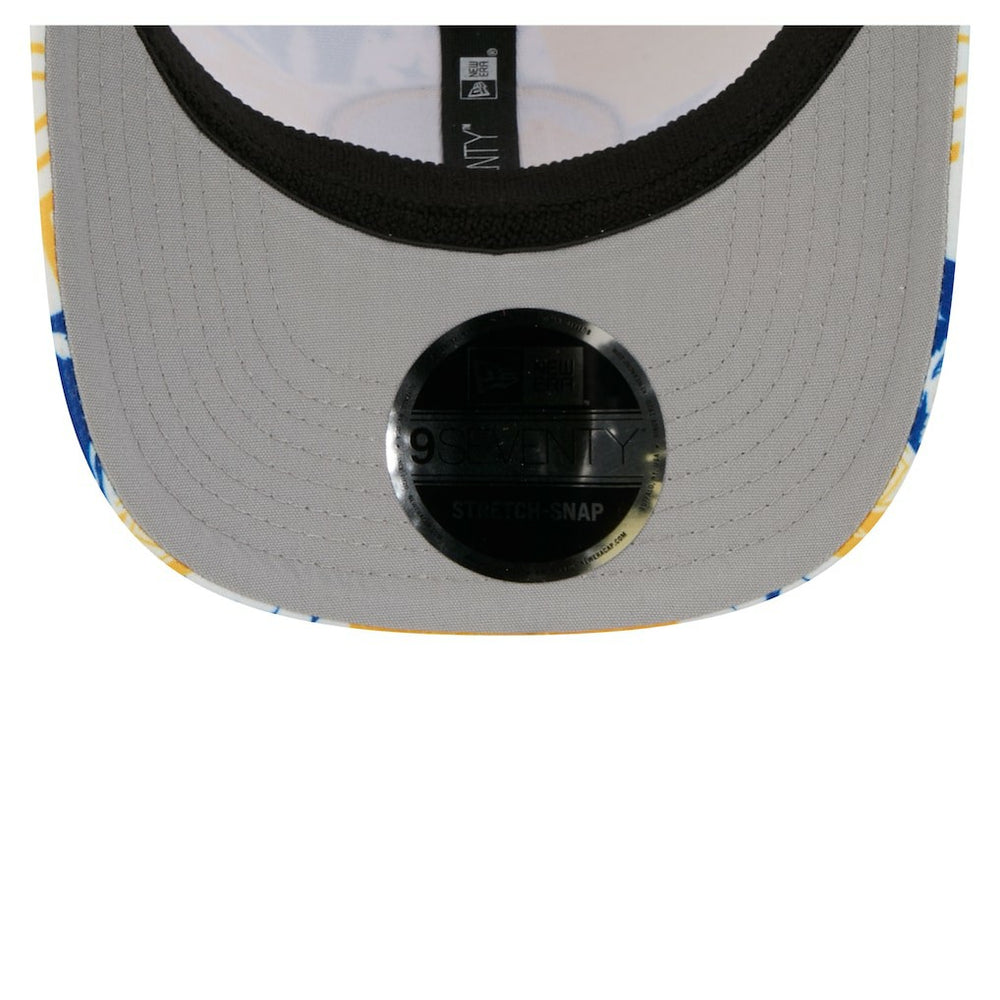 Golden State Warriors Fan Pack Tropical Pattern 9SEVENTY Adjustable Hat for sale White | New Era