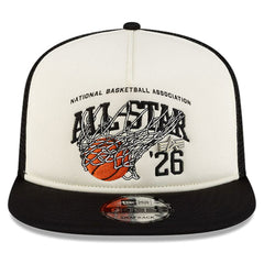 2026 NBA All-Star Game x Alpha Industries 9FIFTY Snapback Trucker Hat White/Black | New Era