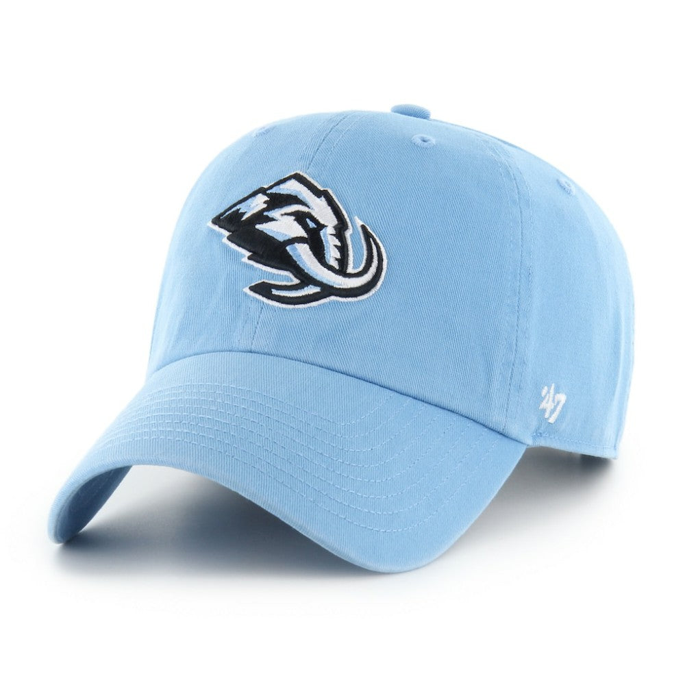 Utah Mammoth '47 Logo Clean Up Adjustable Hat - Light Blue - NHL 203255147