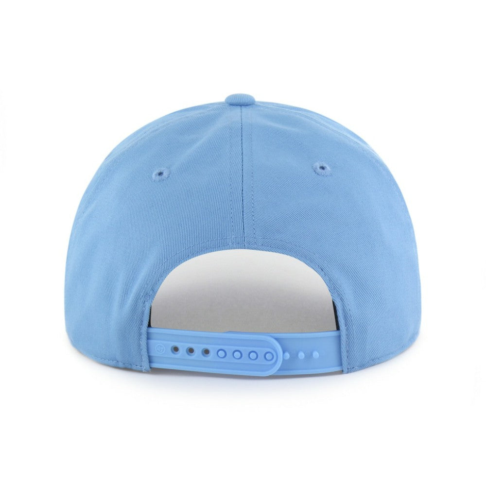 Utah Mammoth '47 Overhand Logo Side Patch Adjustable Hitch Hat - Light Blue - NHL 203255149