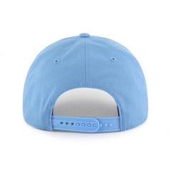 Utah Mammoth '47 Overhand Logo Side Patch Adjustable Hitch Hat - Light Blue - NHL 203255149