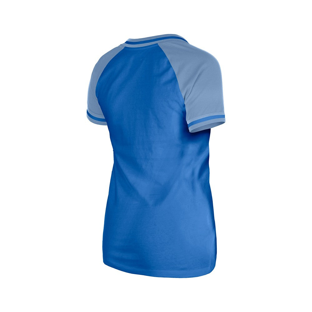 Kansas City Royals New Era Women's Gameday V-Neck T-Shirt - Royal - New Era Online