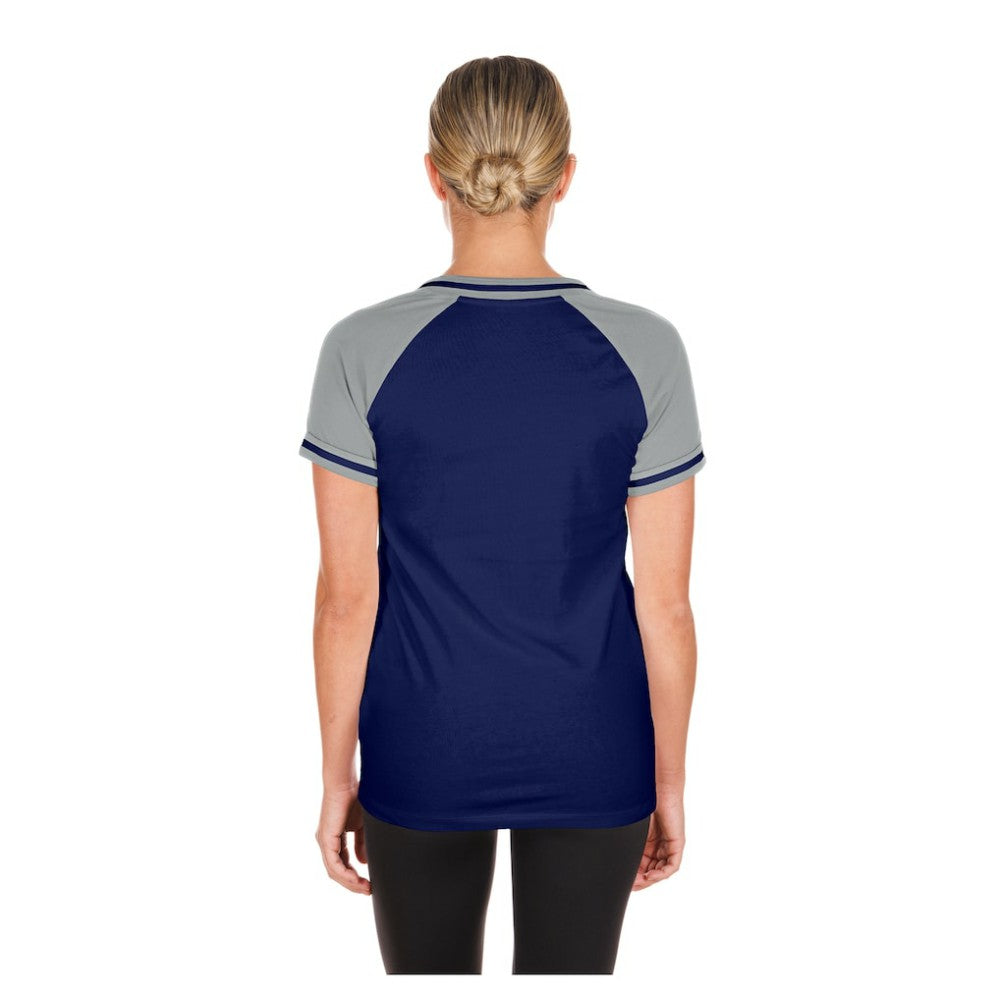 Los Angeles Dodgers New Era Women's Gameday V-Neck T-Shirt - Royal - New Era Sale