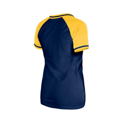 Milwaukee Brewers New Era Women's Gameday V-Neck T-Shirt - Navy - New Era Online