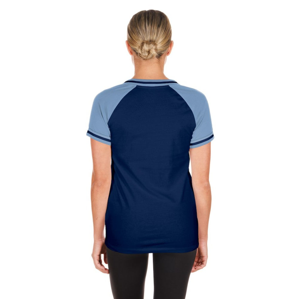 Tampa Bay Rays New Era Women's Gameday V-Neck T-Shirt - Navy - New Era Online