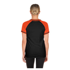 Baltimore Orioles New Era Women's Gameday V-Neck T-Shirt - Black - New Era on Sale
