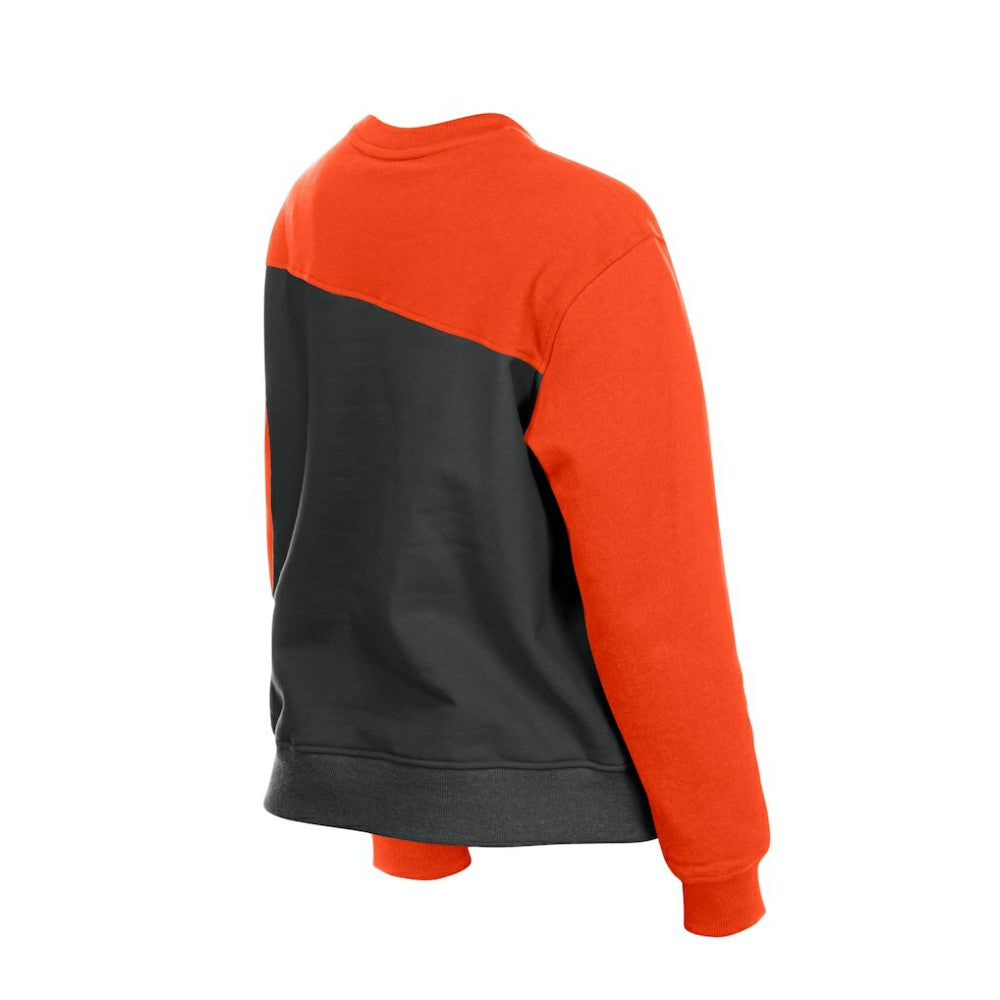 San Francisco Giants New Era Women's Gameday Fleece Sweatshirt - Gray/Orange - New Era on Sale