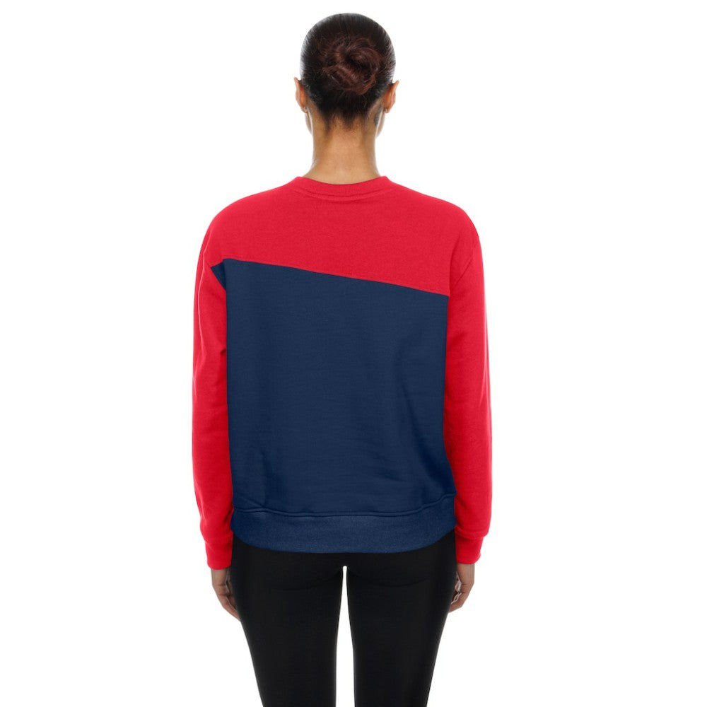 Boston Red Sox New Era Women's Gameday Fleece Sweatshirt - Navy/Red - New Era Sale