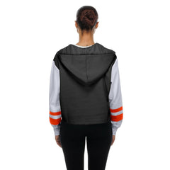 Baltimore Orioles New Era Women's Boxy Lace-Up Hoodie - Black - New Era Discount