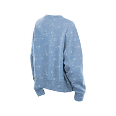 Philadelphia Phillies New Era Women's Throwback Oversized Boxy Sweatshirt - Light Blue - New Era on Sale