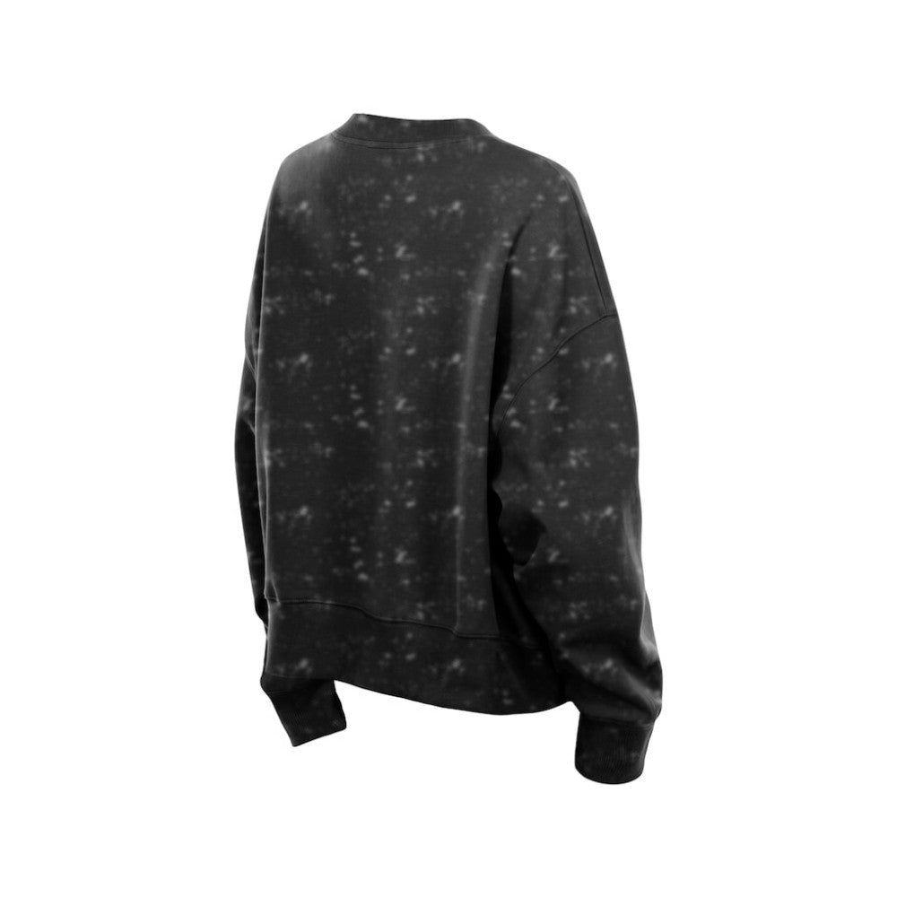 San Francisco Giants New Era Women's Throwback Oversized Boxy Sweatshirt - Black - New Era on Sale
