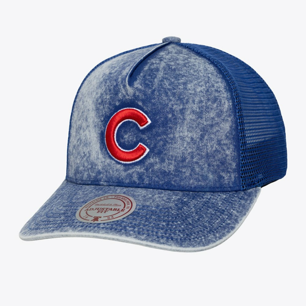 Chicago Cubs Mitchell & Ness Unisex Gameday Adjustable Trucker Hat - Royal - Mitchell & Ness on Sale