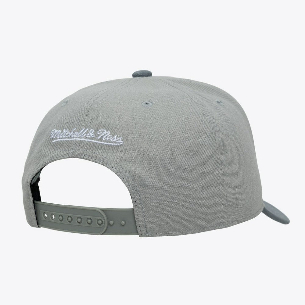 Cincinnati Reds Mitchell & Ness Cooperstown Thunderstorm Head Coach Pro-Crown Adjustable Hat - Gray - Mitchell & Ness Online