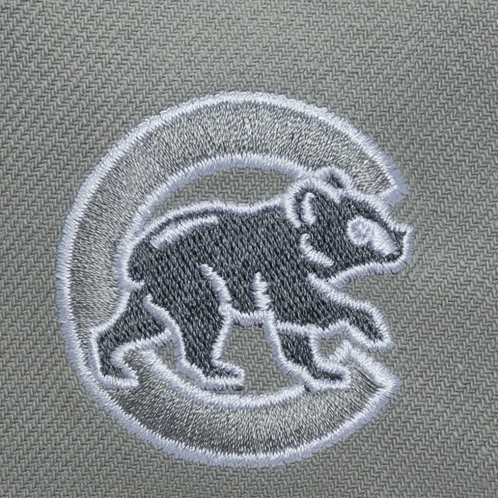 Chicago Cubs Mitchell & Ness Thunderstorm Head Coach Pro-Crown Adjustable Hat - Gray - Mitchell & Ness Discount