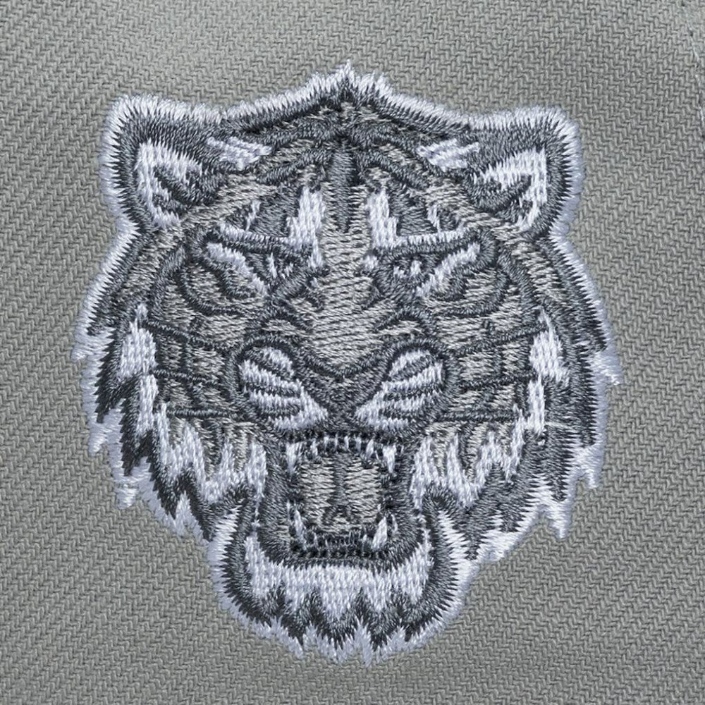 Detroit Tigers Mitchell & Ness Thunderstorm Head Coach Pro-Crown Adjustable Hat - Gray - Mitchell & Ness Lifestyle