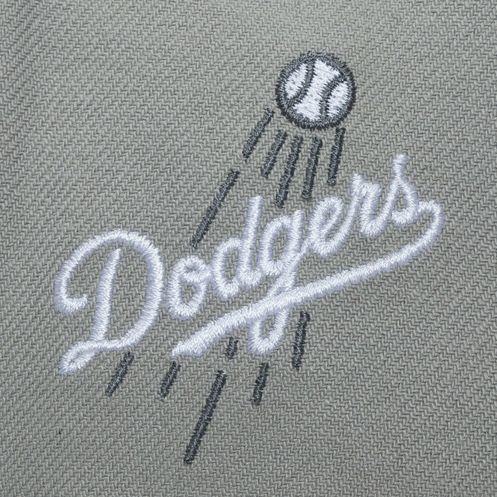 Los Angeles Dodgers Mitchell & Ness Thunderstorm Head Coach Pro-Crown Adjustable Hat - Gray - Mitchell & Ness on Sale
