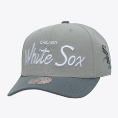Chicago White Sox Mitchell & Ness Thunderstorm Head Coach Pro-Crown Adjustable Hat - Gray - Mitchell & Ness on Sale