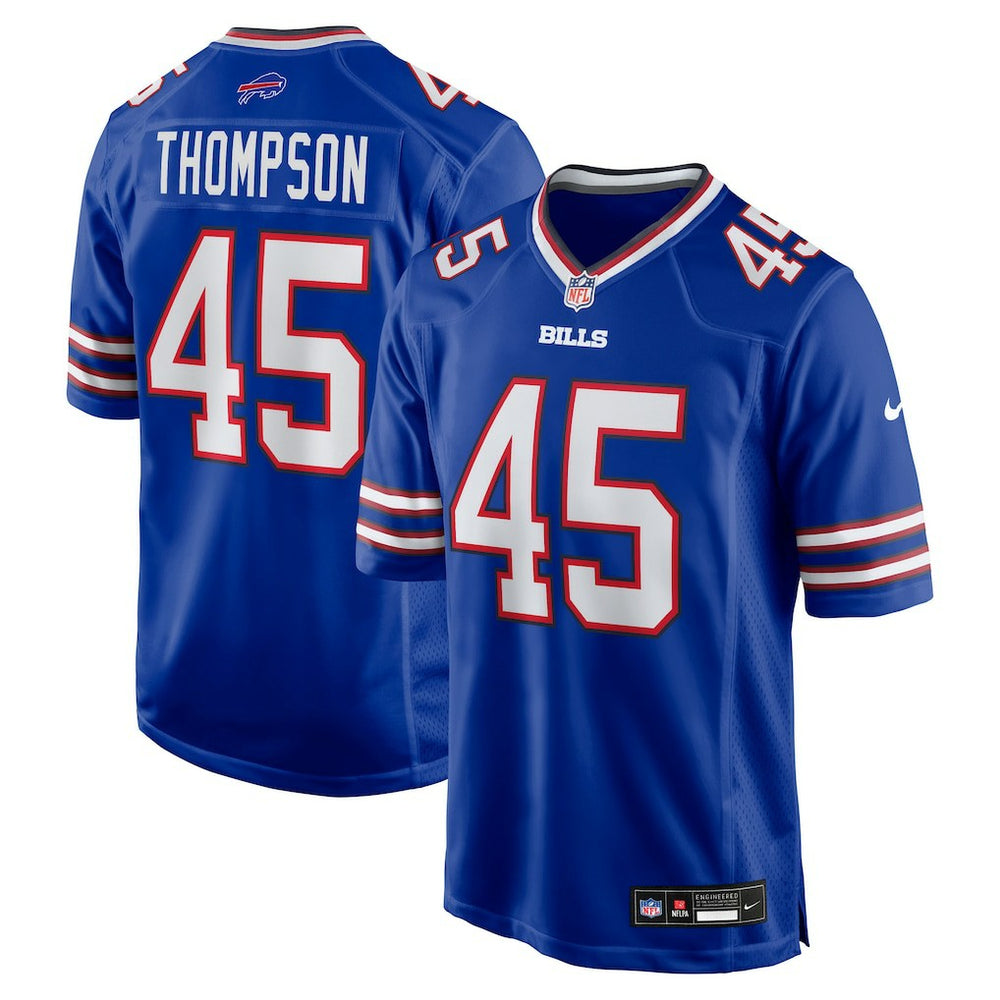 Nike Shaq Thompson Buffalo Bills Team Game Jersey Royal