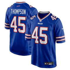 Nike Shaq Thompson Buffalo Bills Team Game Jersey Royal