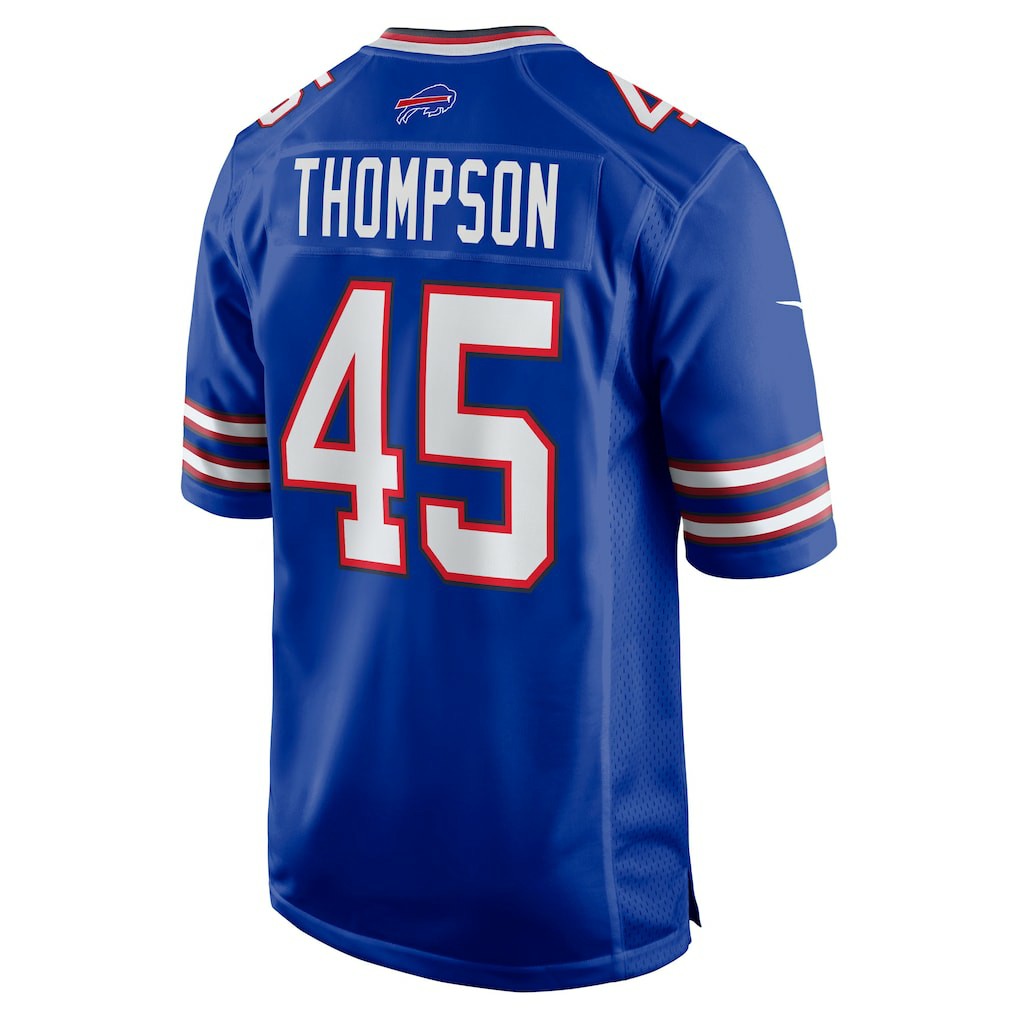 Nike Shaq Thompson Buffalo Bills Team Game Jersey Royal