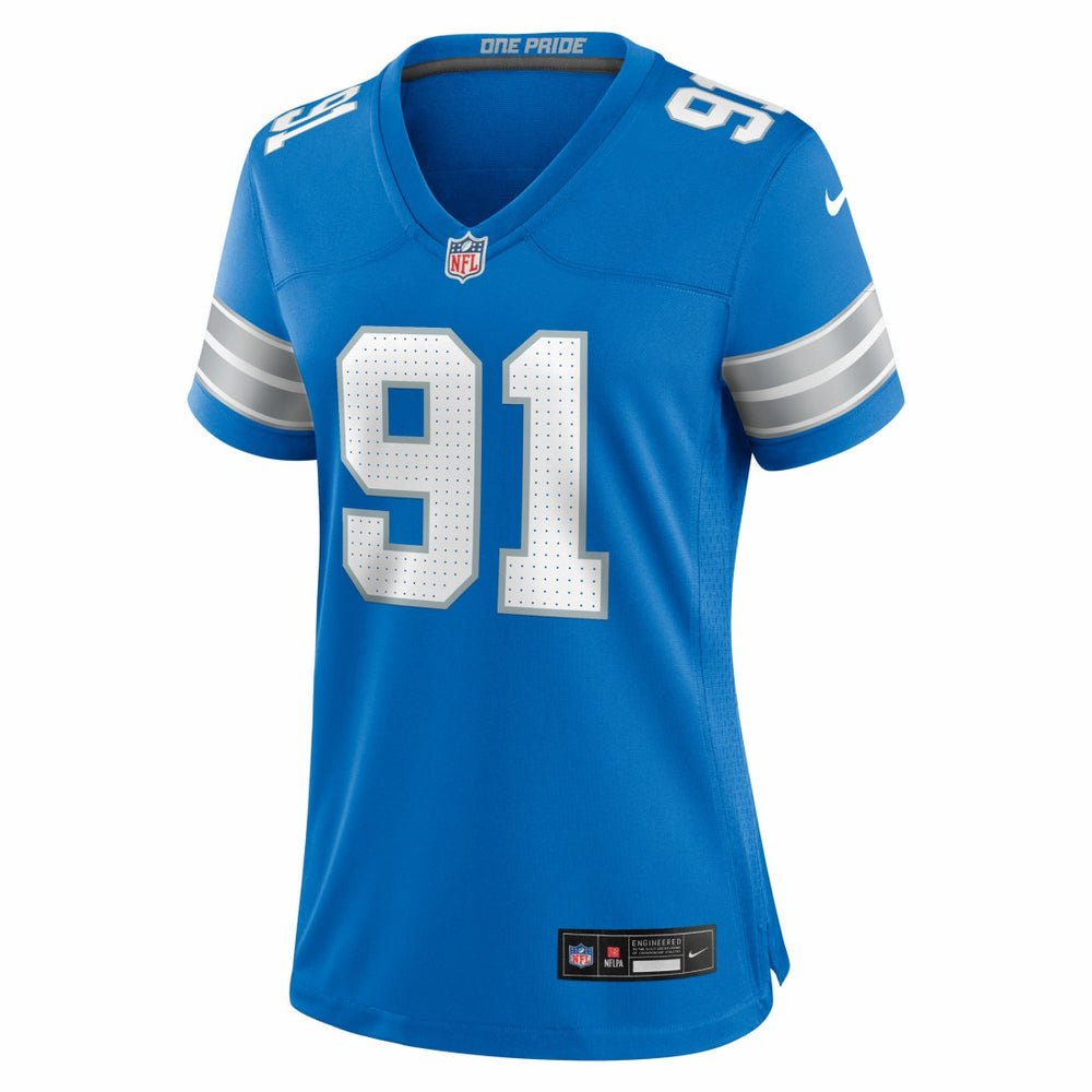 Nike Tyleik Williams Detroit Lions Women's Team Game Jersey Blue