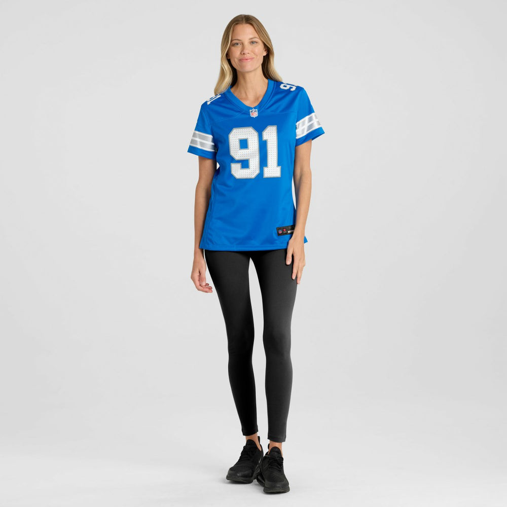 Nike Tyleik Williams Detroit Lions Women's Team Game Jersey Blue