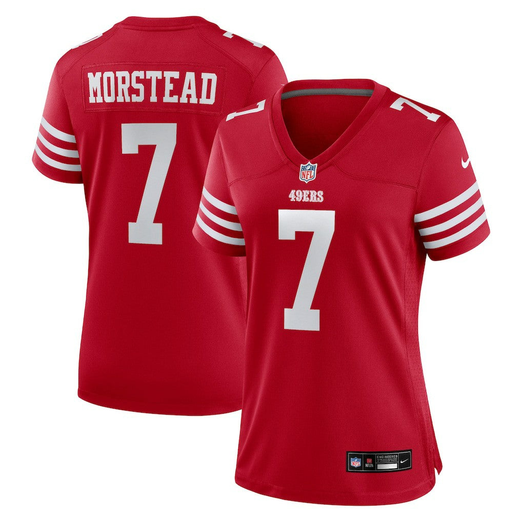 Nike Thomas Morstead San Francisco 49ers Women's Team Game Jersey Scarlet