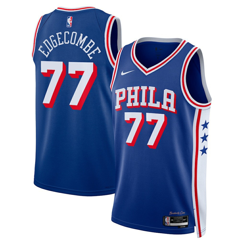 V. J. Edgecombe Philadelphia 76ers Unisex 2025 NBA Draft First Round Pick Swingman Jersey Icon Edition Royal | Nike Near Me