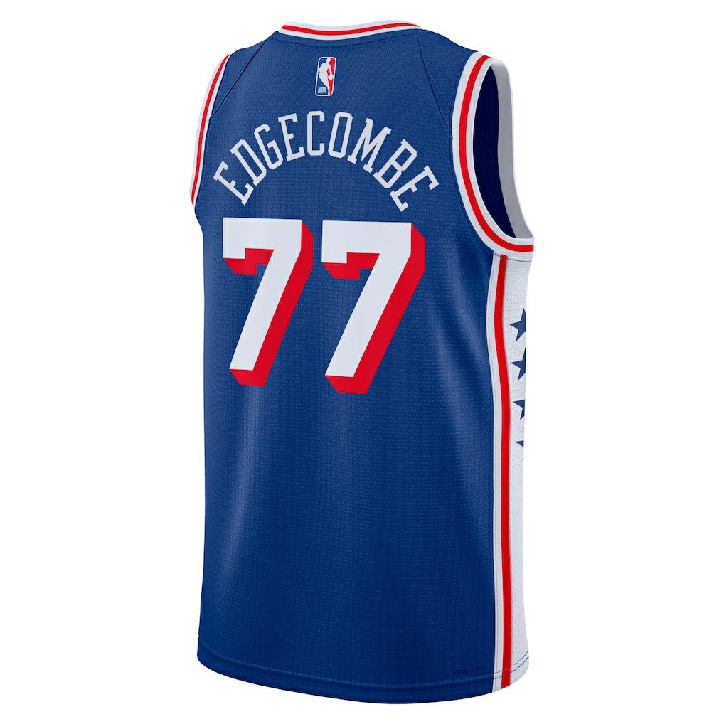 V. J. Edgecombe Philadelphia 76ers Unisex 2025 NBA Draft First Round Pick Swingman Jersey Icon Edition Royal | Nike Near Me