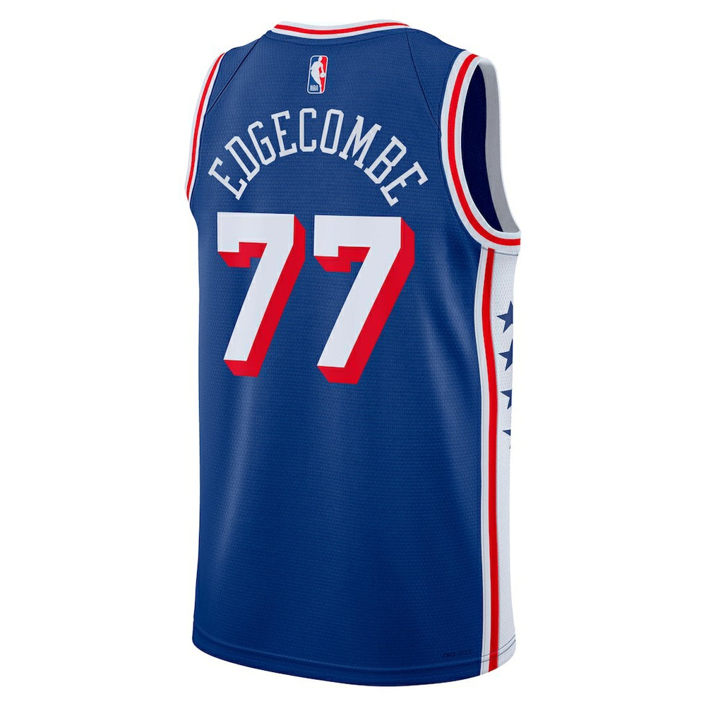 V. J. Edgecombe Philadelphia 76ers Unisex 2025 NBA Draft First Round Pick Swingman Jersey Icon Edition Royal | Nike Near Me