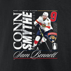Sam Bennett Florida Panthers 2025 Conn Smythe Winner T-Shirt - Black - NHL 203256779