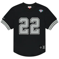 Mitchell & Ness Emmitt Smith Dallas Cowboys Retired Player Name & Number Mesh Top Black