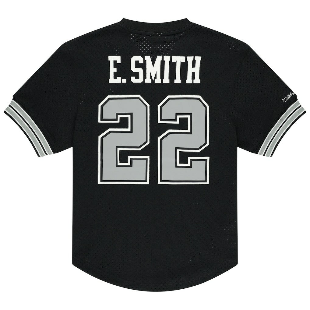 Mitchell & Ness Emmitt Smith Dallas Cowboys Retired Player Name & Number Mesh Top Black