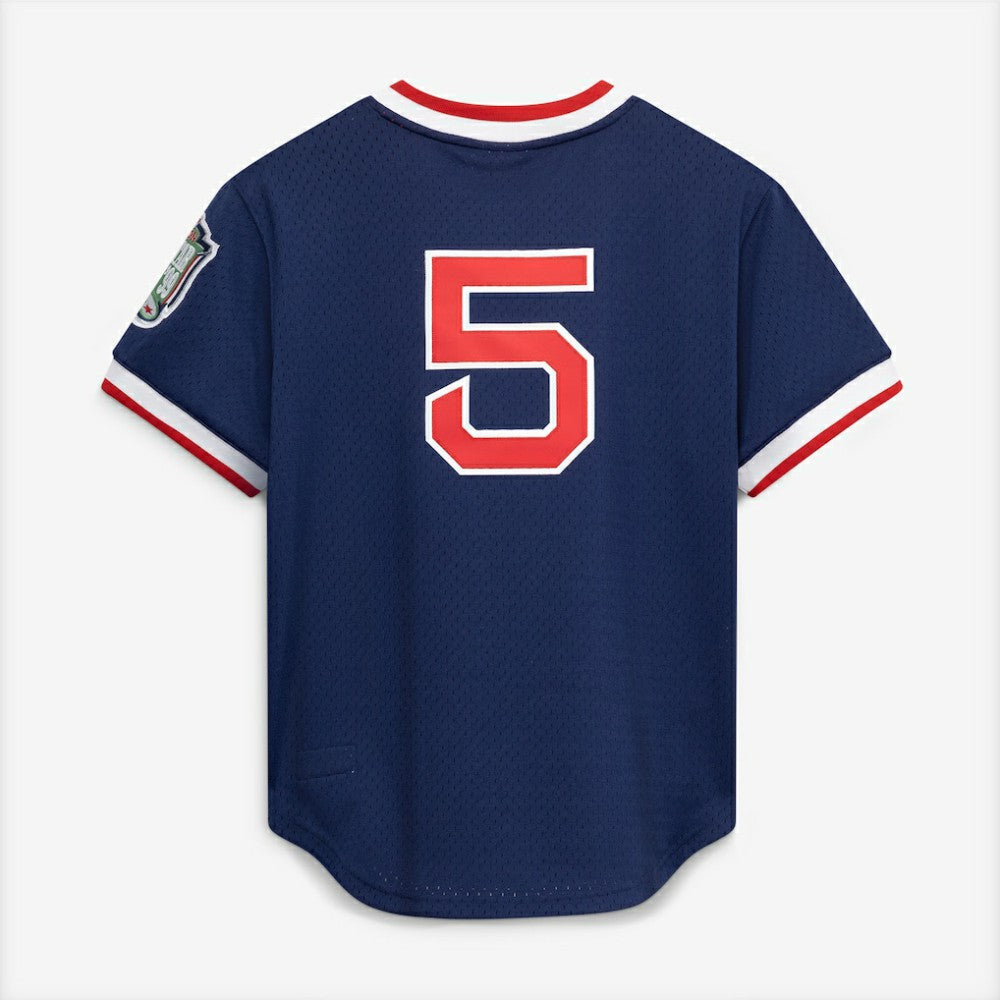 Nomar Garciaparra Boston Red Sox Mitchell & Ness Authentic Batting Practice Jersey - Navy - Mitchell & Ness Sale