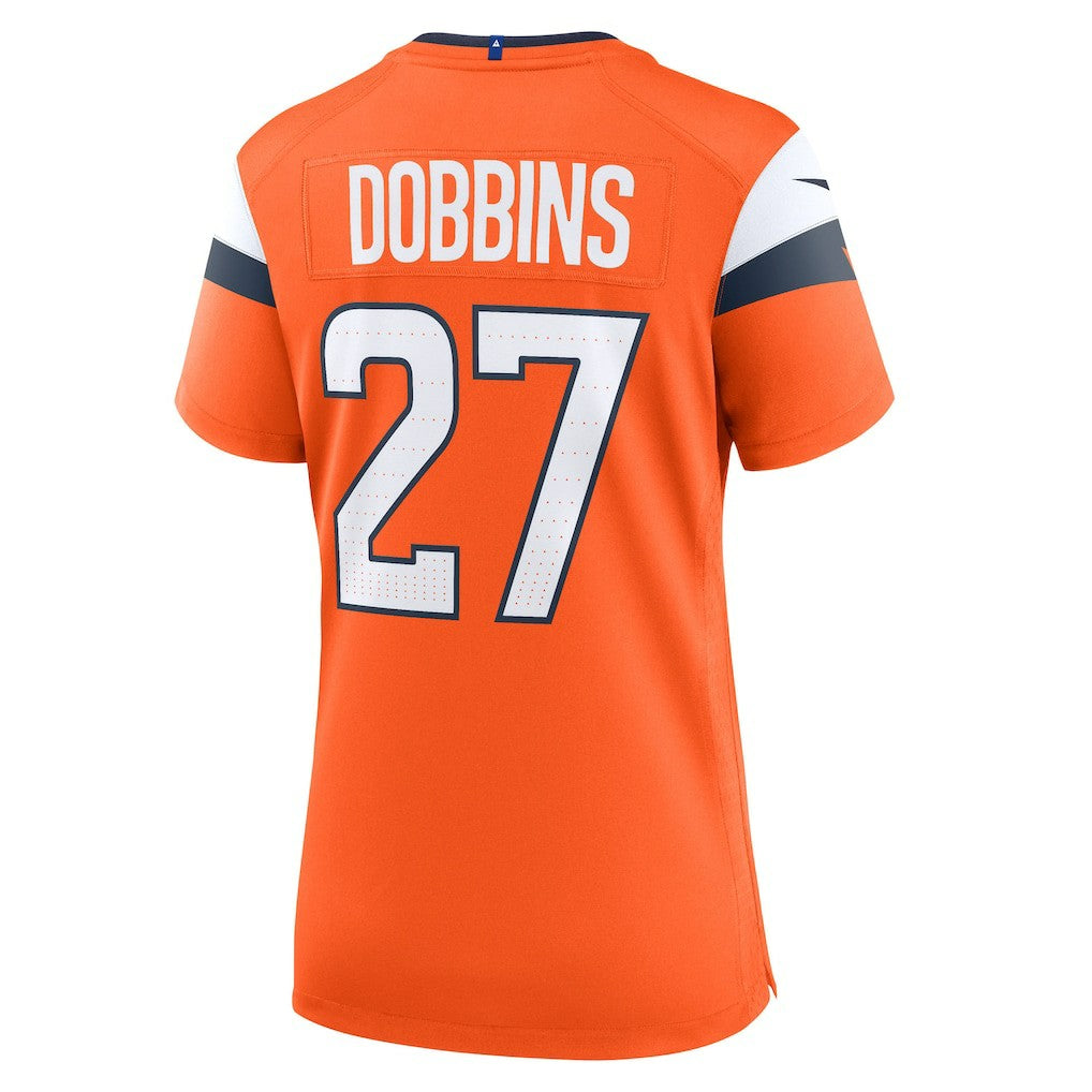 Nike J.K. Dobbins Denver Broncos Women's Team Game Jersey Orange