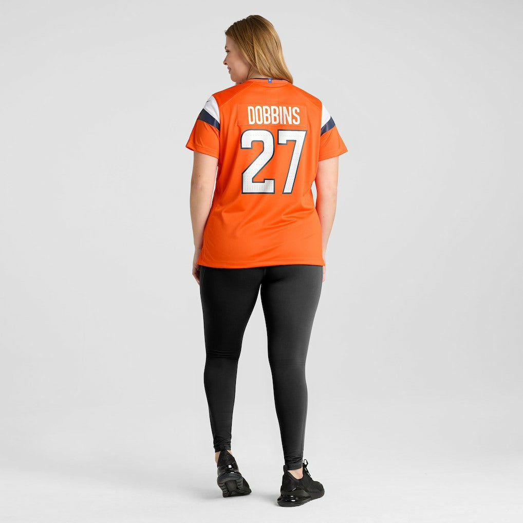 Nike J.K. Dobbins Denver Broncos Women's Team Game Jersey Orange