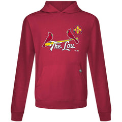 St. Louis Cardinals Levelwear City Connect Relay Core Logo Pullover Hoodie - Red - MLB on Sale